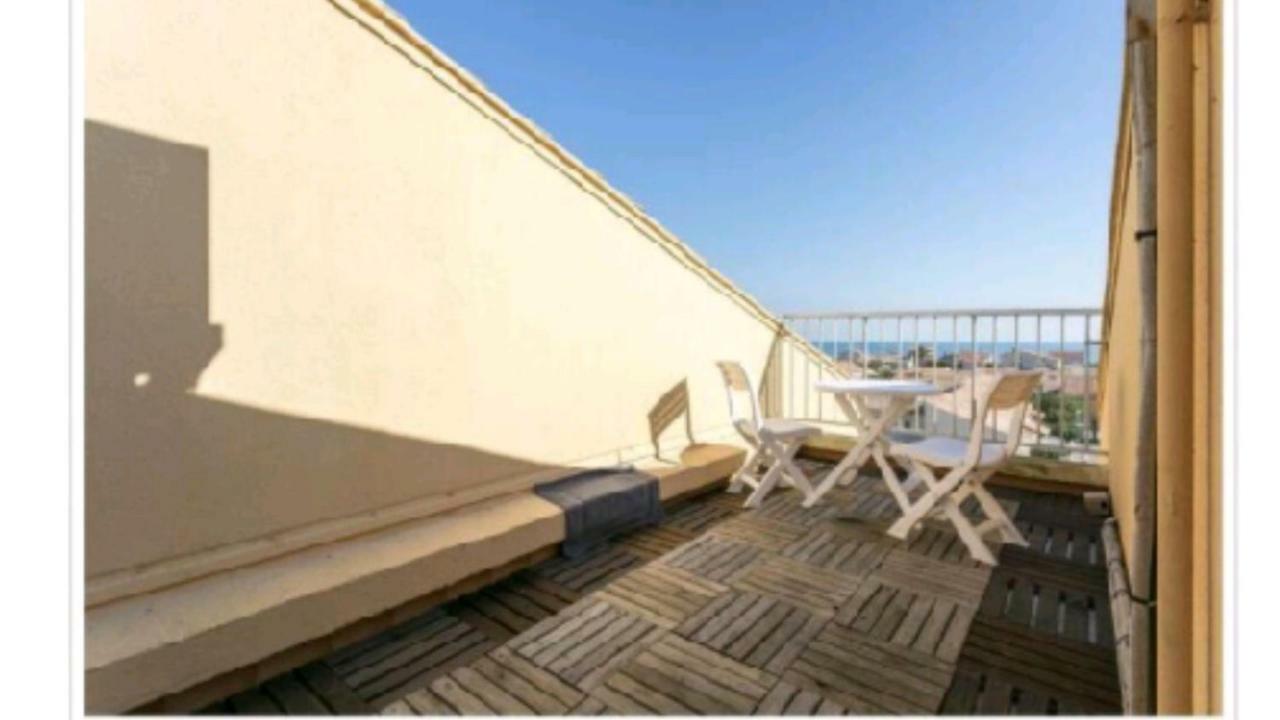 F3 Narbone-Plage Avec Solarium 250M De La Mer Vue Mer Et Clape Narbonne-Plage Bagian luar foto